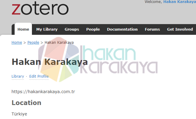 Zotero profil backlink alma.