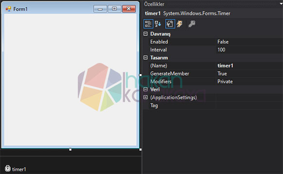 C# Timer özellikleri.